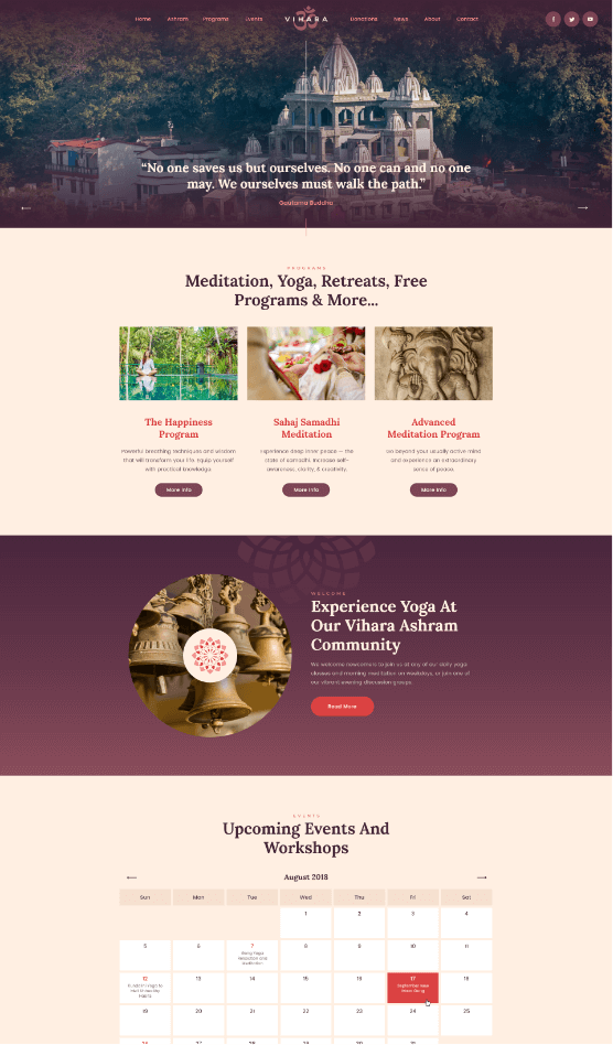 Vihara Homepage 2