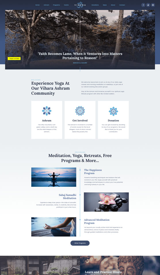 Vihara Homepage 1